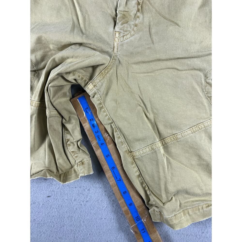 Y2K American Eagle Cargo Shorts Mens 34 Khaki Extreme Flex Utility Skate Hiking - Picture 5 of 6